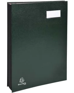 EXACOMPTA Parapheur Direction 24123E - 12 compartiments - Vert photo