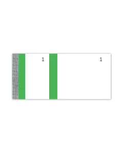 BLOCS VENDEUR Carnet de 100 tickets - Vert  Elve 248