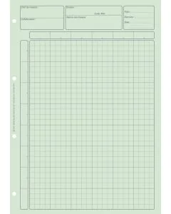 Bloc d'Audit comptable VERT  : Matrice pour contrôle interne Feuille de travail ELVE 2673