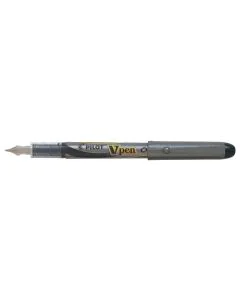 Stylo Plume jetable V-Pen Silver - Noir : PILOT Visuel