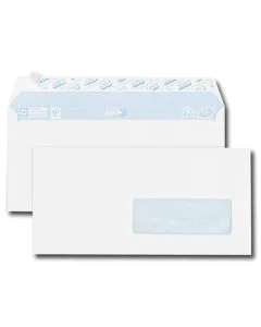 Enveloppes avec fenêtre de 35 x 100 mm - 110 x 220 mm - 80 g : GPV Office Lot de 500 Visuel