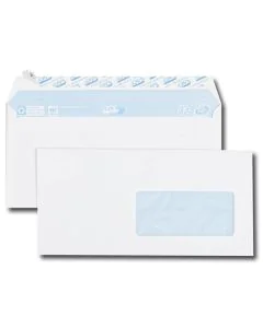 Enveloppes avec fenêtre de 45 x 100 mm - 110 x 220 mm - 80 g : GPV Office Lot de 500 Visuel