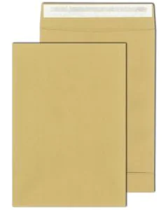 MAIL-Média : Lot de 250 pochettes kraft sans fenêtre - Marron - 280 x 400 mm - E4 (Expédition 301017)