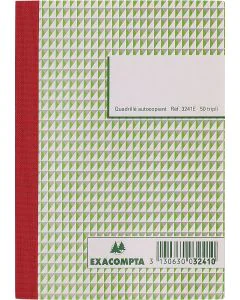 Lot de 10 manifolds 3241E : Quadrillés - Carnet Autocopiants Tripli - 148 x 105 mm