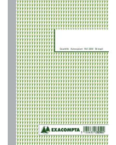 QUADRILLE Carnet Exacompta 210 x 148 mm Autocopiant Dupli