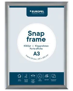 Cadre Porte affiche - A3 - Argent : EUROPEL image