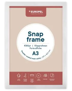 Cadre Porte affiche - A3 - Blanc : EUROPEL image