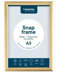 Cadre Porte affiche - A3 - Or : EUROPEL image