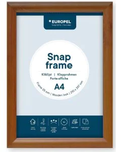 Cadre Porte affiche - A4 - Bois : EUROPEL image
