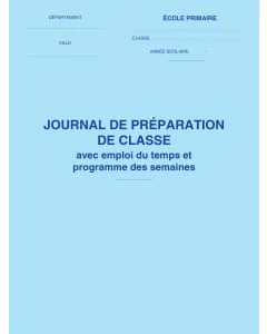 Journal de préparation de classe 36288 ELVE