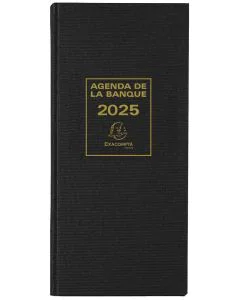 Agenda de Banque 2025 EXACOMPTA 1 volume - 160 x 340 mm 
