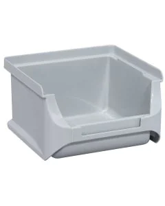 Bac à bec de rangement - 100 x 100 x 60 mm - Gris : ALLIT Image