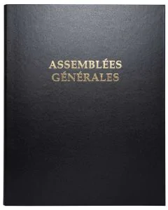 Registre Assemblées Générales PV EXACOMPTA 4606E