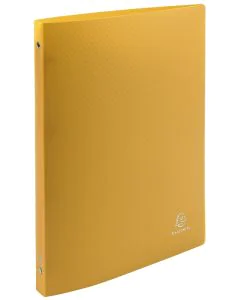 Classeur souple - 4 anneaux de 15 mm - Jaune opaque EXACOMPTA Modèle