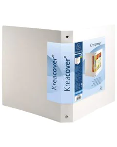Classeur Personnalisable 1 Pochette 3 faces - Blanc - 4 anneaux de 30 mm EXACOMPTA Visuel
