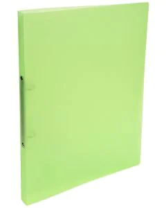Classeur souple Chromaline - 2 anneaux de 15 mm - Vert : EXACOMPTA Visuel