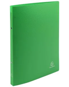 Classeur souple - 2 anneaux de 15 mm - Vert anis : EXACOMPTA Photo