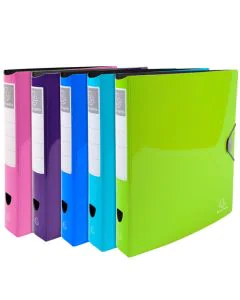 Classeur rigide Iderama 2 anneaux - Dos de 50 mm - Assortiment EXACOMPTA