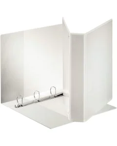 Classeur Personnalisable 3 Pochettes - Blanc - 4 anneaux de 25 mm : ESSELTE Visuel