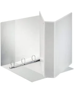 Classeur Personnalisable 3 Pochettes - Blanc - 4 anneaux de 50 mm : ESSELTE Image
