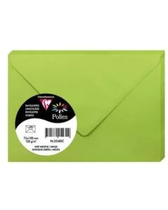 photo Enveloppe POLLEN Vert menthe Format  75 x 100 mm 5540C