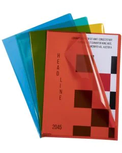 Pochettes à coins A4 - Assortiment de couleurs : EXACOMPTA Lot de 10 image