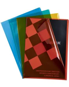 Pochettes à coins A4 - Assortiment de couleurs : EXACOMPTA Lot de 100 image