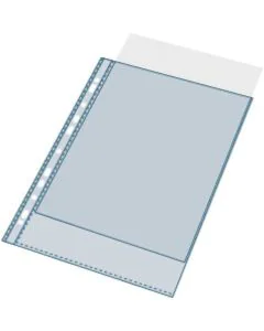 Lot de 100 Pochettes perforées 8/100e - A4 - Ouverture haut : EXACOMPTA Image