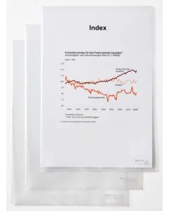 Lot de 50 Pochettes à coins A4 - 0,11 mm : HETZEL Exemple