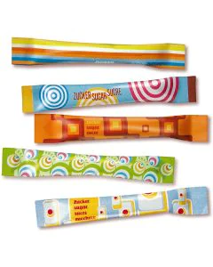 Sucre de canne en poudre en stick : HELLMA Lot de 500 Modèle