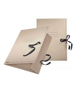 Carton à dessin à ruban - Avec rabats - A2 - Gris ESSELTE Exemple