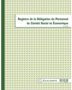 Registre Délégation du Personnel du CSE EXACOMPTA 6625E