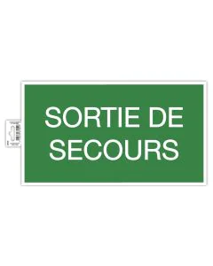 Panneau adhésif - Sortie de Secours EXACOMPTA 67004E