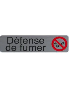 Plaque adhésive de signalisation - Défense de fumer : EXACOMPTA image