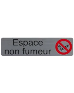 Plaque adhésive de signalisation - Espace non fumeurs : EXACOMPTA image