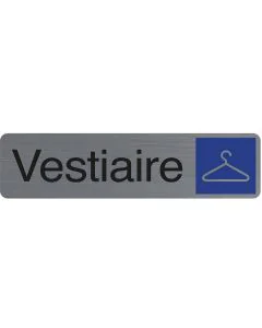 Plaque adhésive de signalisation - Vestiaire : EXACOMPTA image