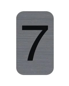 Plaque verticale adhésive de signalisation - Chiffre 7 : EXACOMPTA image