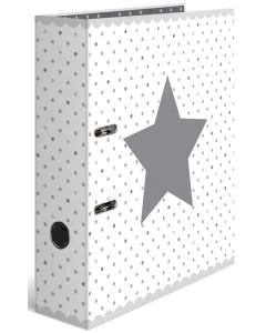Classeur à levier - Dos de 70 mm - Motifs étoilés - Pointillés HERMA Stars