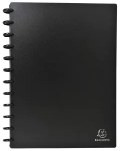 Porte-cartes de Visite amovible en PP - Noir - 192 cartes EXACOMPTA Image