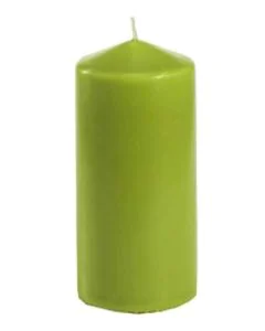 Bougie cylindrique - Kiwi 50 mm : PAP STAR photo