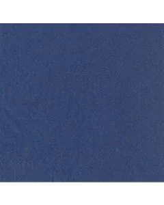 Serviettes de table Cocktail - 240 x 240 mm - Bleu foncé : PAP STAR Lot de 250