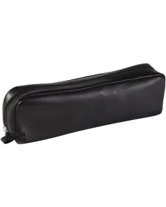 Trousse rectangulaire pour stylos - Cuir Noir : CLAIREFONTAINE Visuel