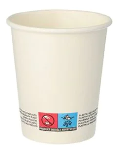 Gobelets jetables en carton - 0,20 L - Blanc PAP STAR To Go