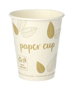 Gobelet en carton - 0,2 L : PAP STAR Pure ZERO  Lot de 50