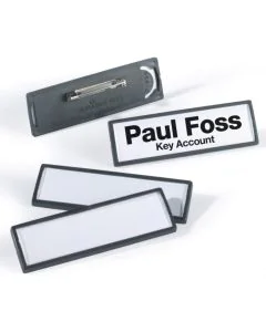 Lot de 25 Badges avec épingle - 67 x 17 mm : DURABLE Modèle