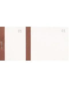Bloc Vendeur Bande Marron Carnet 100 tickets détachable COGIR 7038