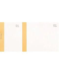 Bloc VENDEUR Orange Carnet de 100 tickets COGIR 7036