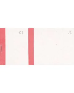 Bloc Vendeur Rouge Carnet de 100 tickets COGIR 7033