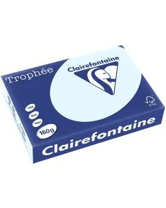 Ramette de papier Trophée de 250 feuilles A4 160g - Bleu : CLAIREFONTAINE Visuel