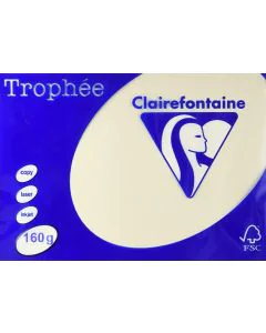 Ramette de papier Trophée de 250 feuilles A4 160g - Ivoire : CLAIREFONTAINE Visuel